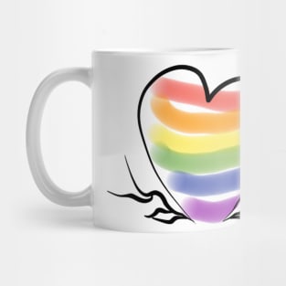 Planted heart Mug